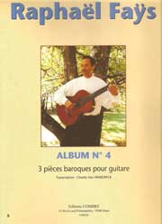 Album n 4, 3 pices baroques pour guitare: Raphal Fas