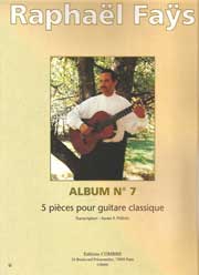 Album n 7,5 pices pour guitare classique : Raphal Fas